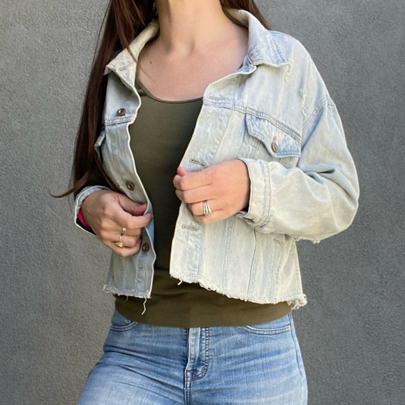 Pistola cropped Jean jacket - Picture 2 of 8